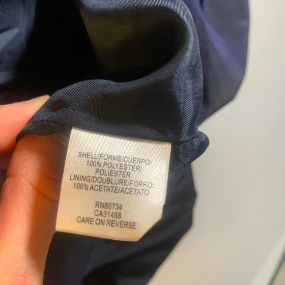 𝅺BCBGMAXAZRIA Blue and cream bubble mini dress 0 - Picture 11 of 11